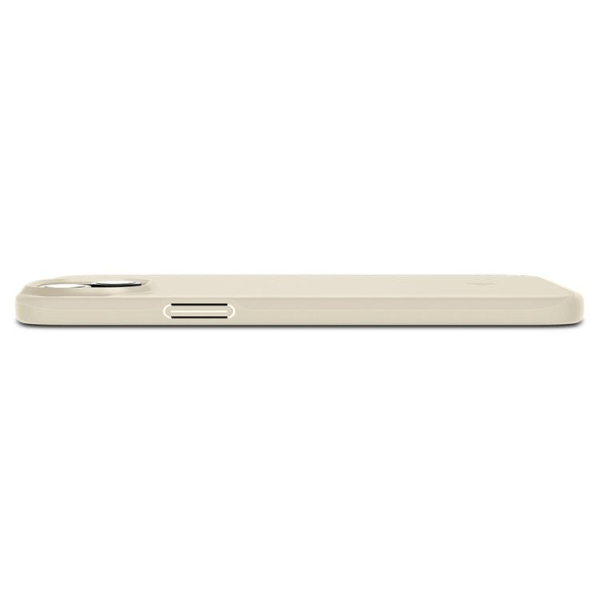 Spigen iPhone 15 Plus -puhelimen suojakuori, ohut istuvuus - vaimea beige