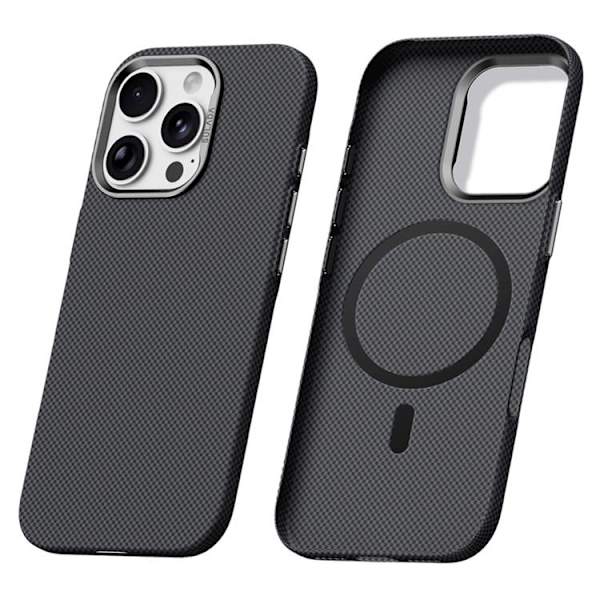 SULADA Mobilskal till iPhone 16 Pro MagSafe Grid Texture Svart