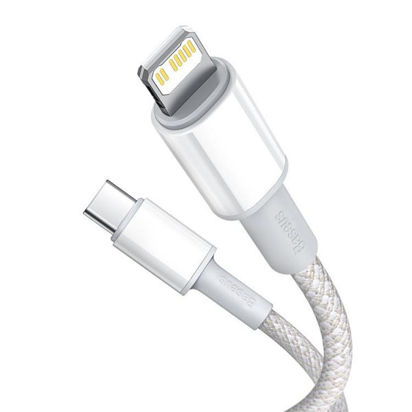 Baseus Power USB-C till Lightning kabel 20 W 1m - Vit