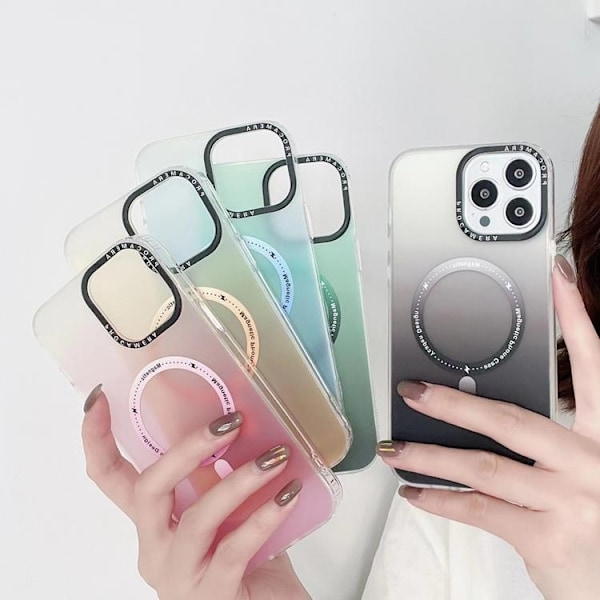 iPhone 13 Pro Max Mobilskal Magsafe Gradient - Rosa
