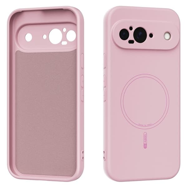 ABEEL Mobilskal till Google Pixel 9 Pro MagSafe Kompatibel Rosa