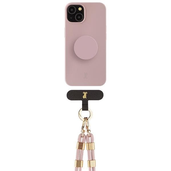 Just Elegance Mobilskal till iPhone 15 3in1 PopGrip - Rosé