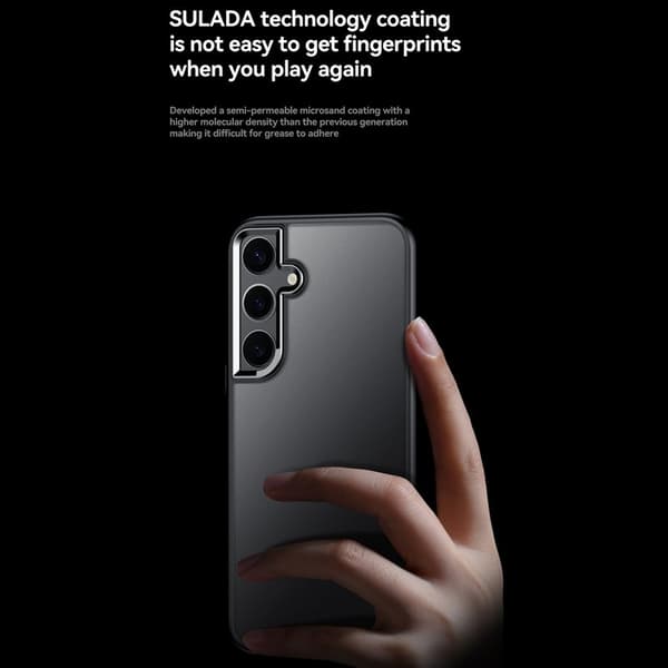 SULADA Mobilskal till Galaxy S24+ PC+TPU Stöttålig Matt Grå