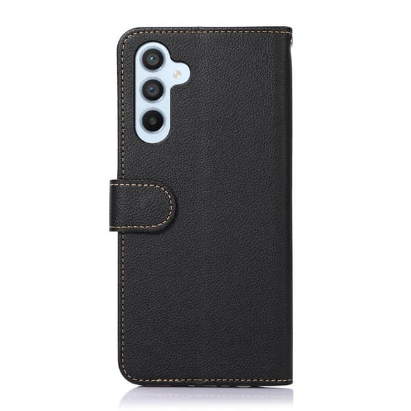 KHAZNEH Plånboksfodral för Samsung Galaxy S26 Plus RFID Konstläder - Svart