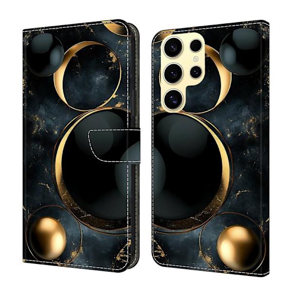 Plånboksfodral för Samsung Galaxy S26 Ultra Fällbart Ställ - Guld
