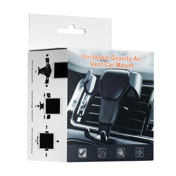 Gravity H01 Autonpidike Ilmaventtiili - Musta Black
