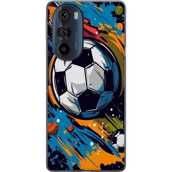 Mobilcover til Motorola Edge 30 Pro med Fodbolde