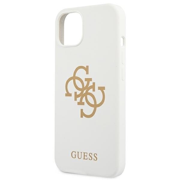 Guess Silicone Logo Skal iPhone 13 mini - Vit Vit