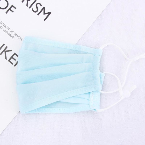 Silk Tvättbar mask  Munskydd Skyddsmask Blå Blå