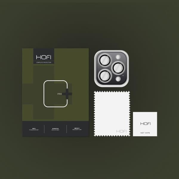 Hofi iPhone 16 Pro/16 Pro Max Kameralinsskydd Härdat Glas - Clear Transparent