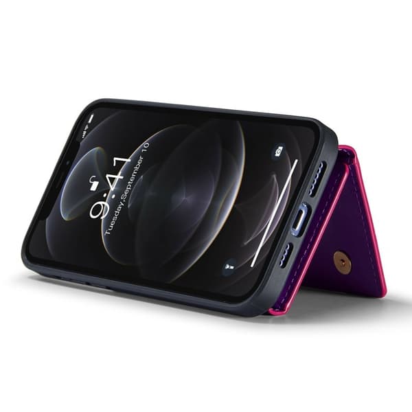 DG.MING M3 Series Mobilskal till iPhone 12 Pro Max Glittery Lila