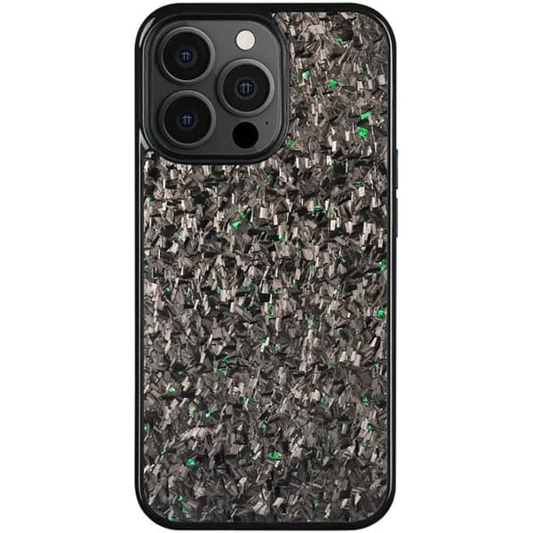 Mobilskal till iPhone 15 Pro Max Aramid Fiber Forged - Grön Grön