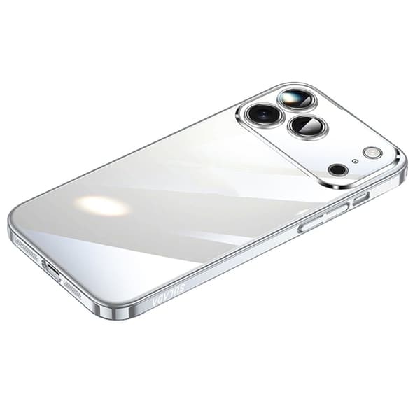SULADA JINGJIA Mobilskal till iPhone 17 Pro Max Hård PC Klart Silver