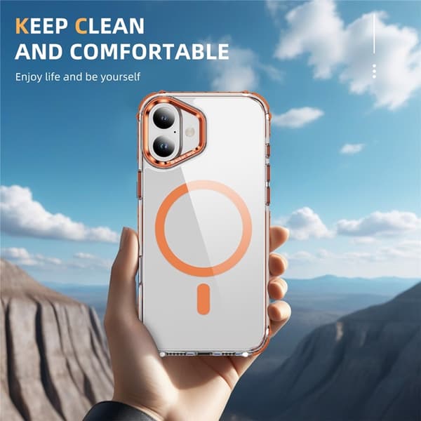Mobilskal till iPhone 17 MagSafe Kickstand - Orange Orange