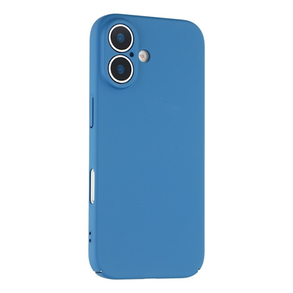 Mobilskal till iPhone 17 Skin-Touch Rubberized Hard PC - Blå Blå