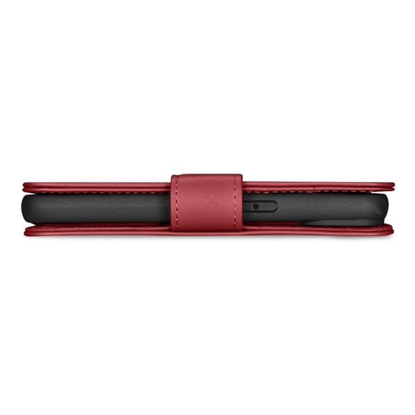 iCarer iPhone 14 Plus Plånboksfodral 2in1 Anti-RFID - Röd Röd