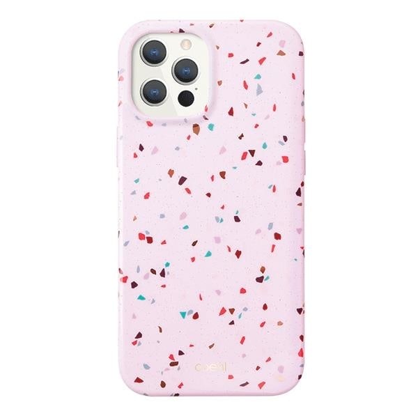 UNIQ Coehl Terrazzo MobiliPhone 12 Pro Max Skal - Rosa Rosa