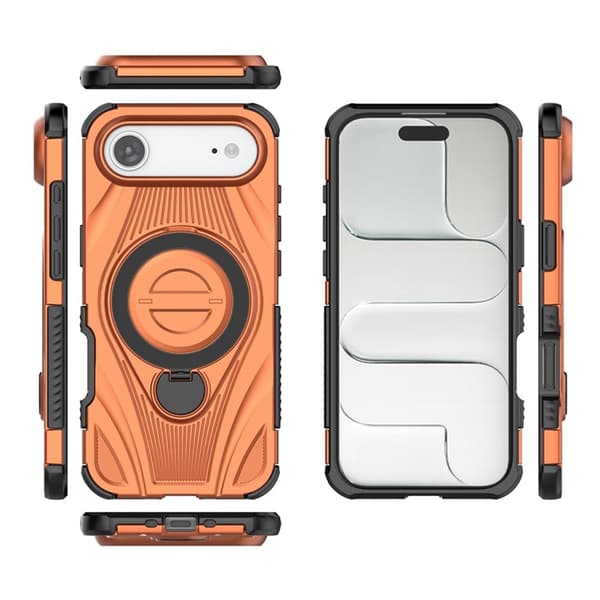 Mobilskal till iPhone Air MagSafe Magnetic Kickstand - Orange Orange