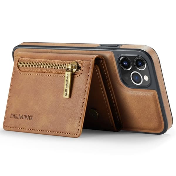 DG.MING M5 Series Mobilskal till iPhone 11 Pro Konstläder Magnetiskt Brun