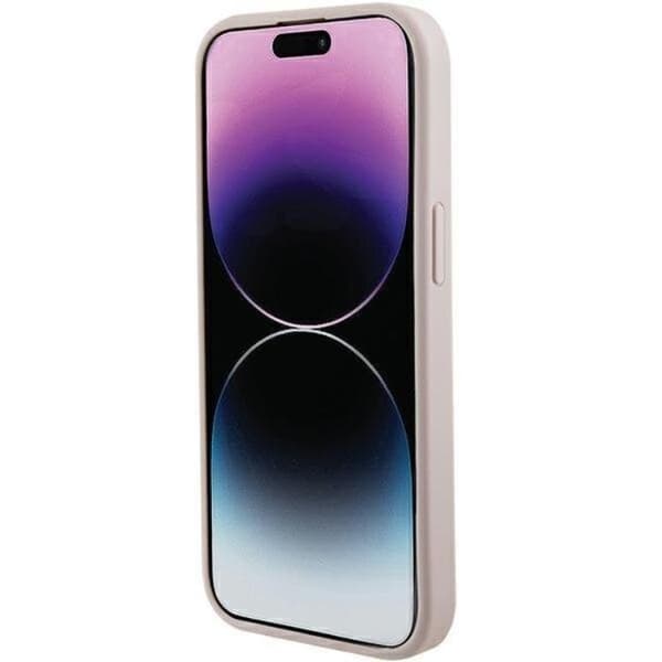 Guess Mobilskal till iPhone 15 Plus Magsafe Saffiano - Rosa