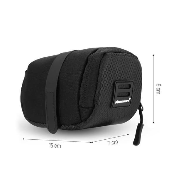 Wozinsky Cykelveske under Sadel 0,6 L - Sort Black