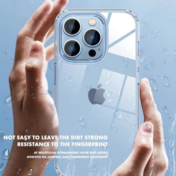 iPaky iPhone 14 Pro Max Mobilcover Anti Drop - Tansparent