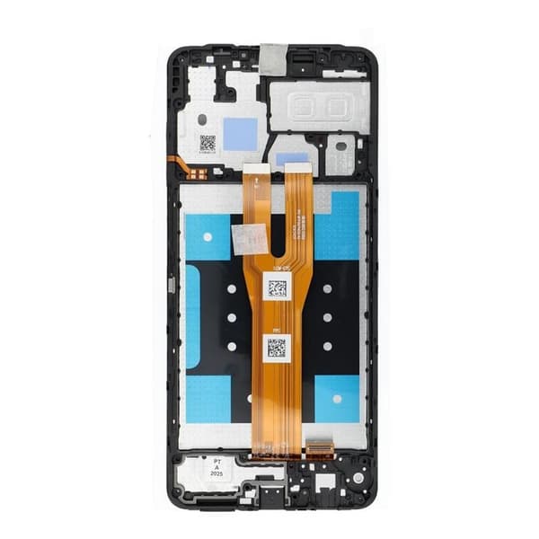 SAMSUNG A06 Skärm med LCD-display A065 ServicePack - Svart Svart