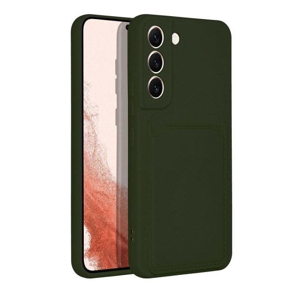 Galaxy A53 5G Cover Forcell Kortholder Blød Plast - Grøn