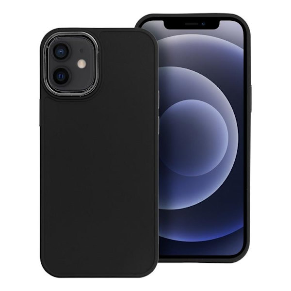 Telefontaske til iPhone 12 Mini Frame - Sort Black