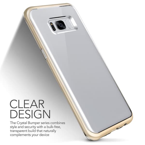 Verus Crystal Bumper -kuori Samsung Galaxy S8 Plus - Gold Guld