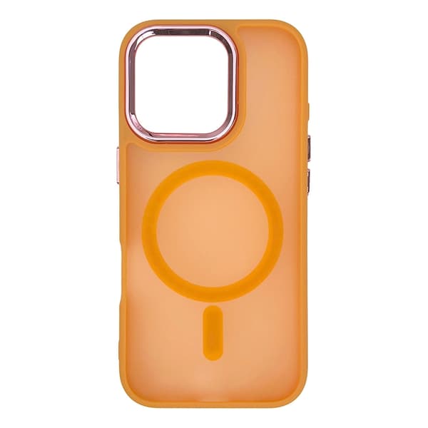 Telefontaske til iPhone 16 Pro Max Magsafe Magnetic Collection - Orange Orange