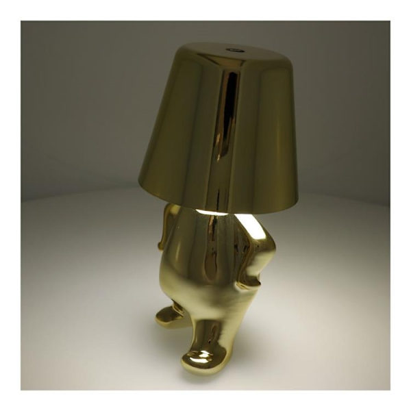 Sengebordlampe GOLD MAN Stående (model 1) MLTL Guld