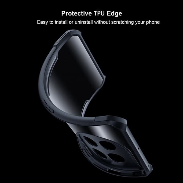 XUNDD Mobilskal till OnePlus 11 5G Shockproof Laser Texture Svart