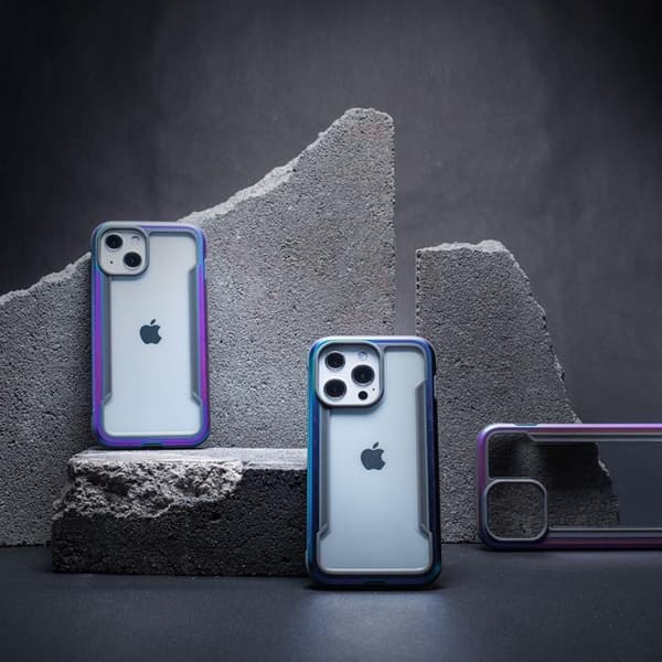 Raptic iPhone 14 Kuori Megsafe Shield Armored - Musta Svart