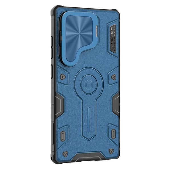 NILLKIN Camshield Armor Prop Mobilskal för Samsung Galaxy S25 Ultra - Blå