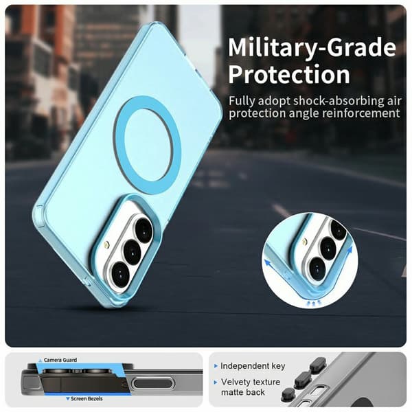 Mobilskal för Samsung Galaxy S26 Magnetiskt Anti Drop - Blå