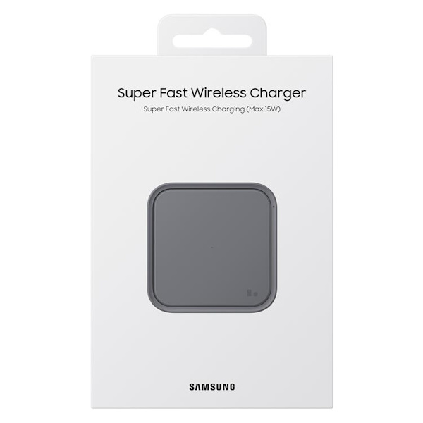 Samsung 15W Induktionslader - Sort Svart