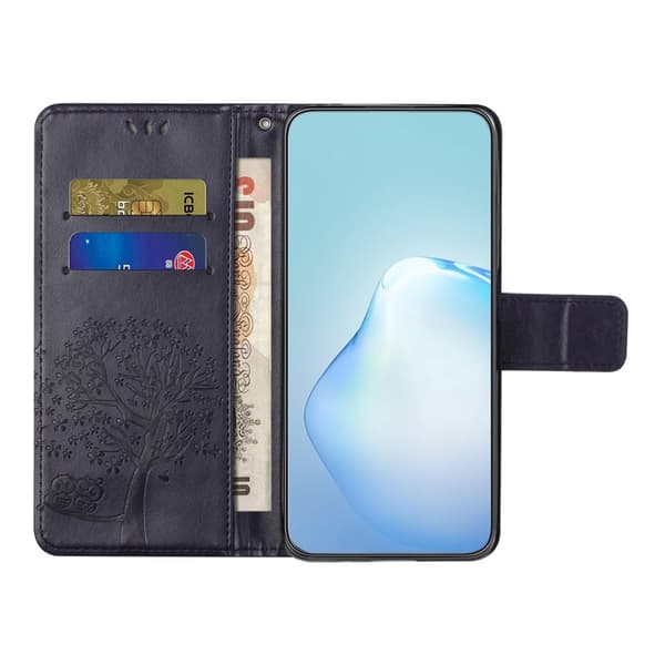 Plånboksfodral för Samsung Galaxy S26 Plus Konstläder - Mörkblå