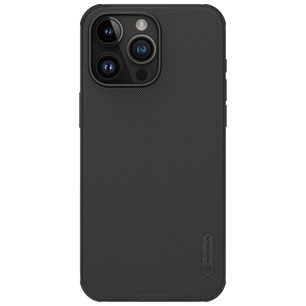 NILLKIN Super Frosted Shield Pro Mobilskal till iPhone 15 Pro Max - Svart