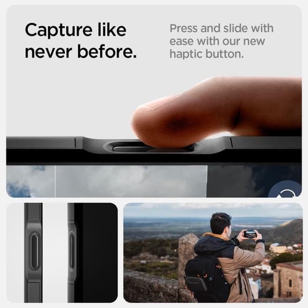 Spigen telefontaske til iPhone 16 Pro Max MagSafe Tough Armor T - Sort Svart