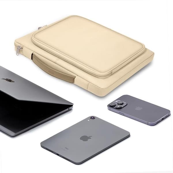 Tech-Protect Taske til bærbar computer 13"-14" Basic - Ørkenbeige Beige