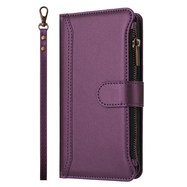 iPhone 17 Pro Max Plånboksfodral 9 Kortfack - Lila Lila