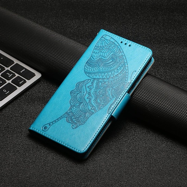 Fjärilar iPhone 12 Pro Max Plånboksfodral - Blå