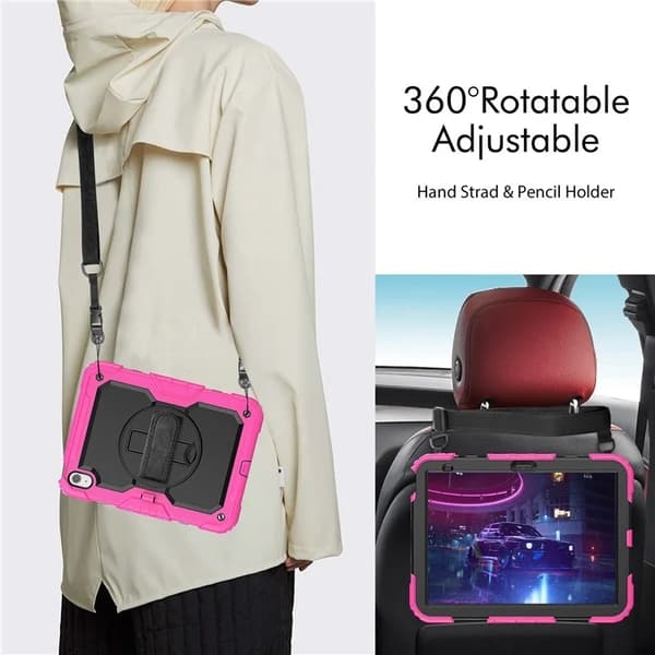 iPad 10.9" (2022)/iPad 11" (2025) Mobilskal Drop-Proof - Rosa Rosa