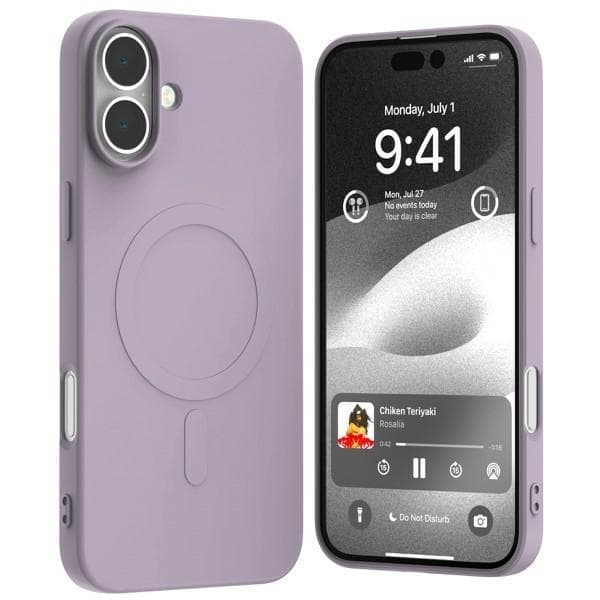 Mercury Mobilskal till iPhone 16 Plus MagSafe Semi-Silikon - Lilac Lila Lila