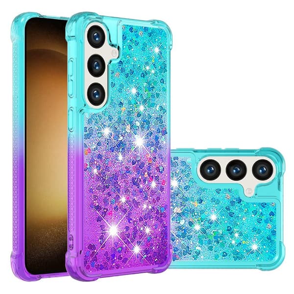 Mobilskal för Samsung Galaxy S26 Plus TPU Gradient - Ljusblå+Lila
