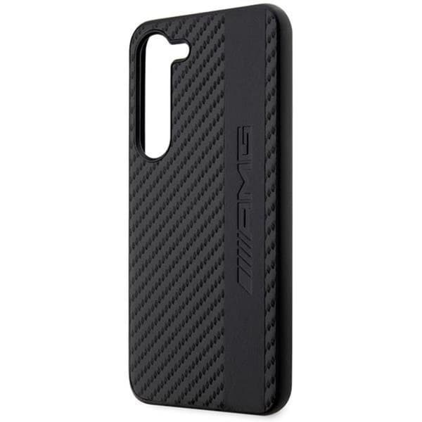 AMG Galaxy S23 Plus Skal Carbon Stripe & Embossed - Sort Black