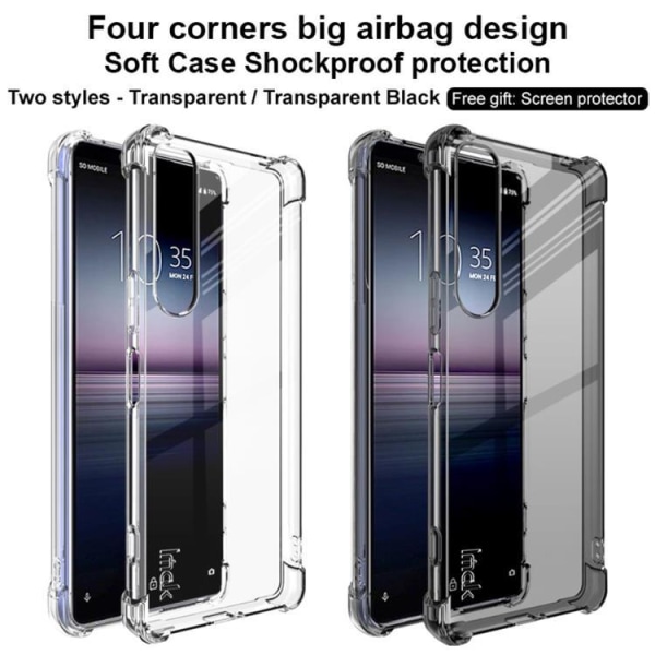 IMAK Sony Xperia 1 IV Skal Flexible TPU - Clear