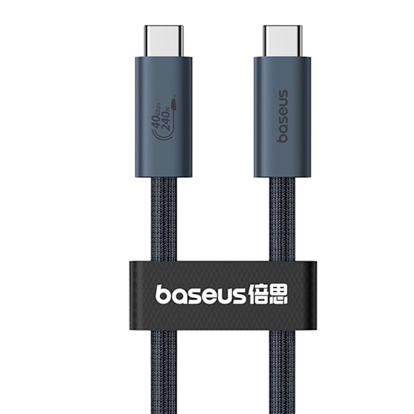 Baseus USB-C till USB-C kabel Snabb 240W 1m - Svart Svart