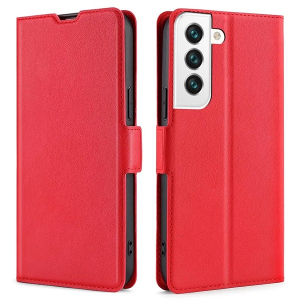 Galaxy S23 Plus Wallet Case Høj kvalitet - Rød